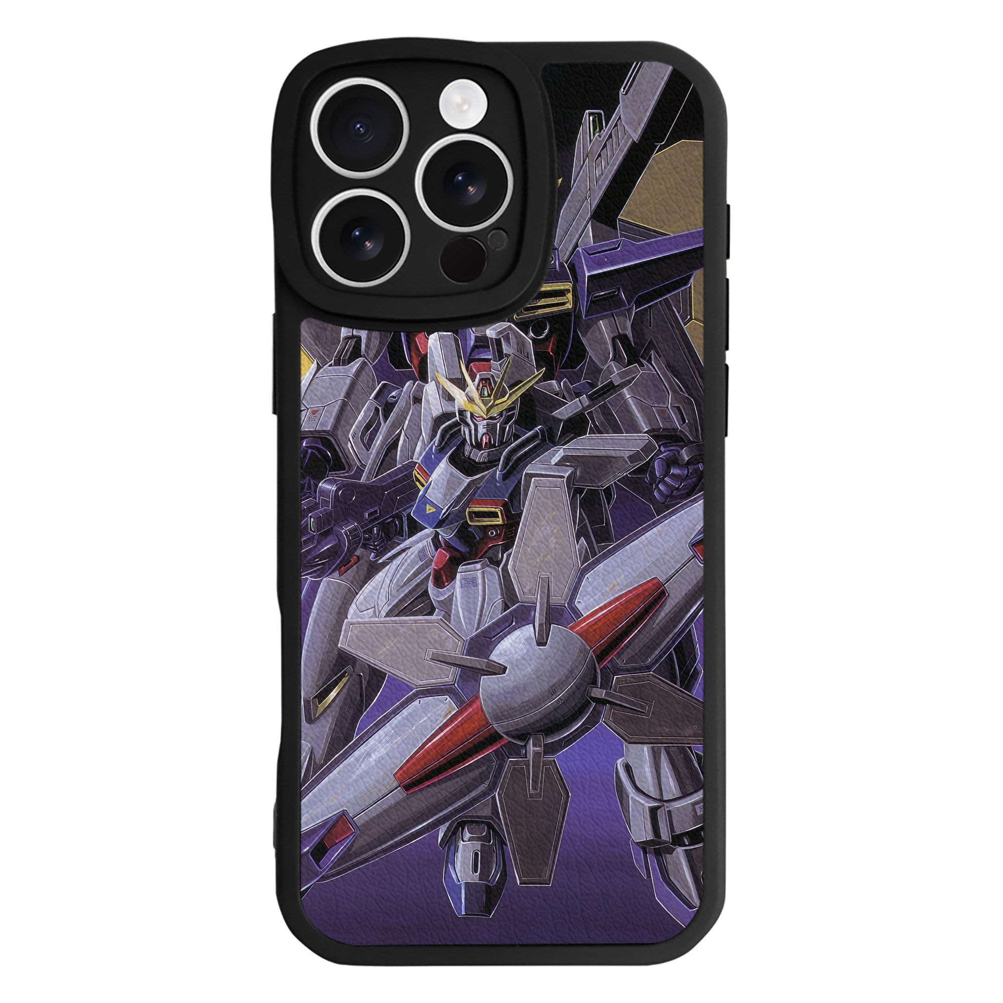 （画像用） 機動戦士ガンダム Mobile Suit Gundam 【iPhone 16シリーズ対応】シリコンスマホケース（レザー調） 材質：シリコン
